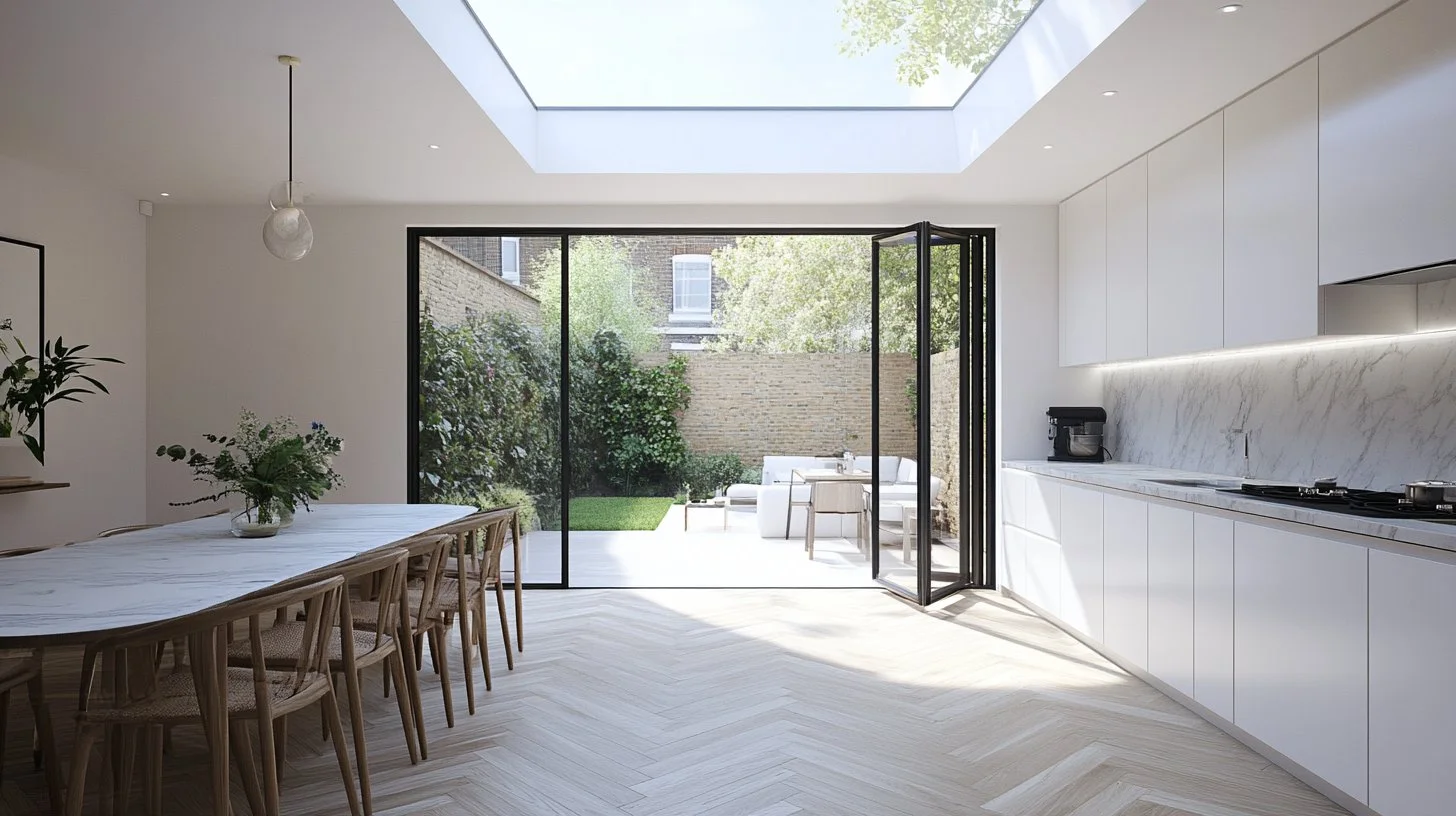 Kitchen interior renovation, view two