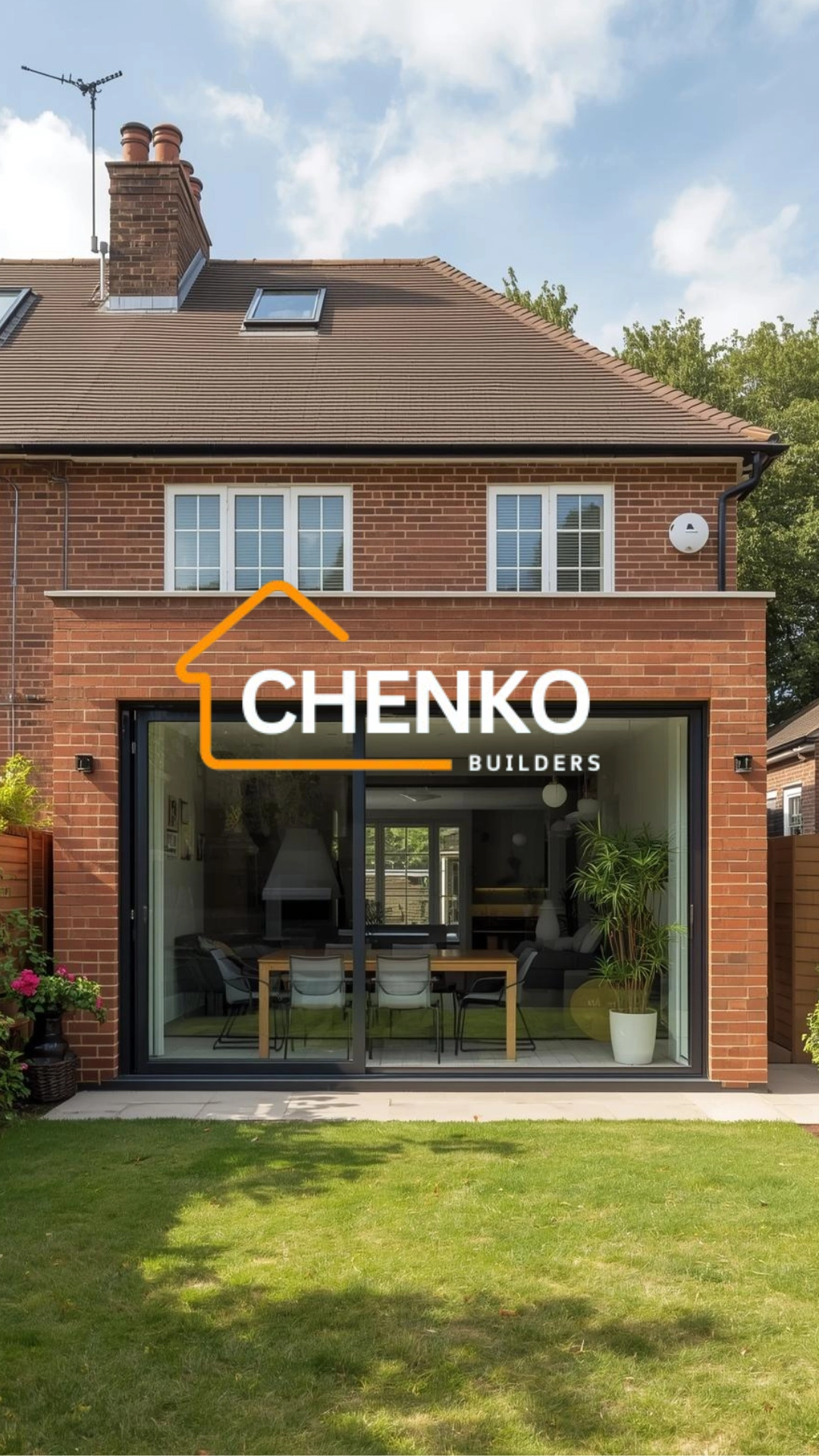 Completed Rear Extension in Romford