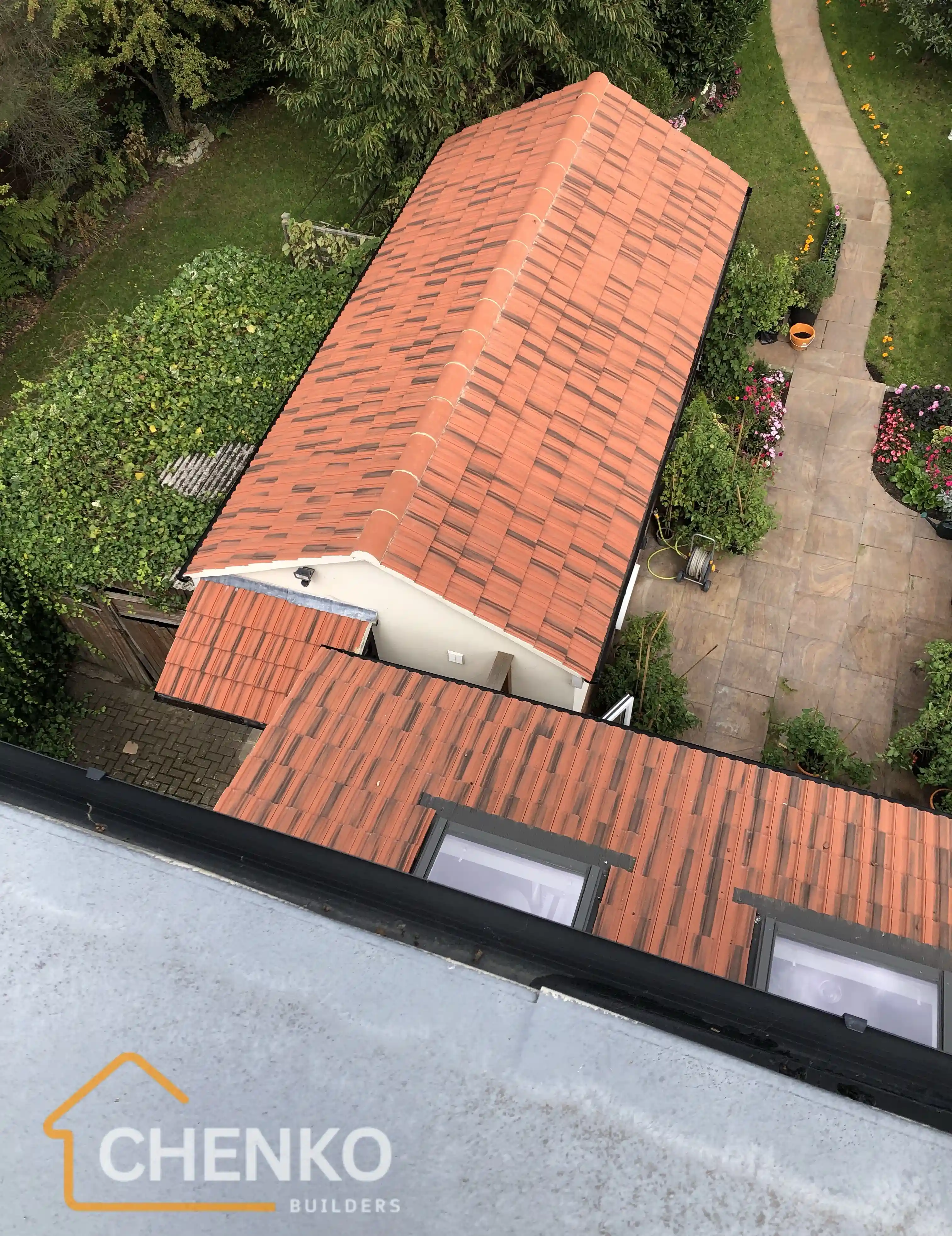 New roof and skylights, Greenwich - angle 3